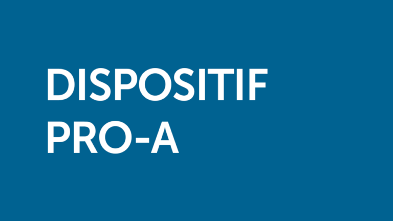 Le dispositif Pro-A (Reconversion ou promotion par l’alternance)